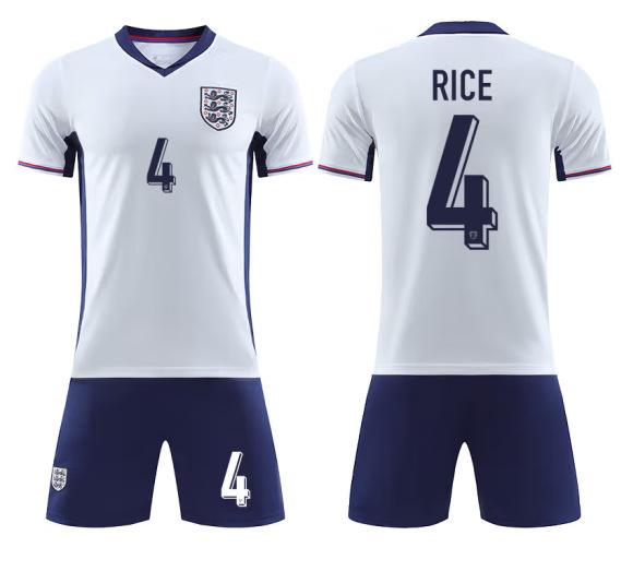 England National Team | Home Jersey | Set | Number 4 Printing L