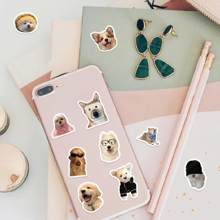 Dekorativer Sticker mit Hundemotiv Wiederverwendbares Klebeband für Planer Notizbücher Geschenkverpackung Bastel-Grundwerkzeug Zubehör