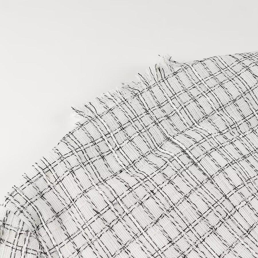 2024 Winter Women's Fashion Houndstooth Mid-Length Coat - European & American Style