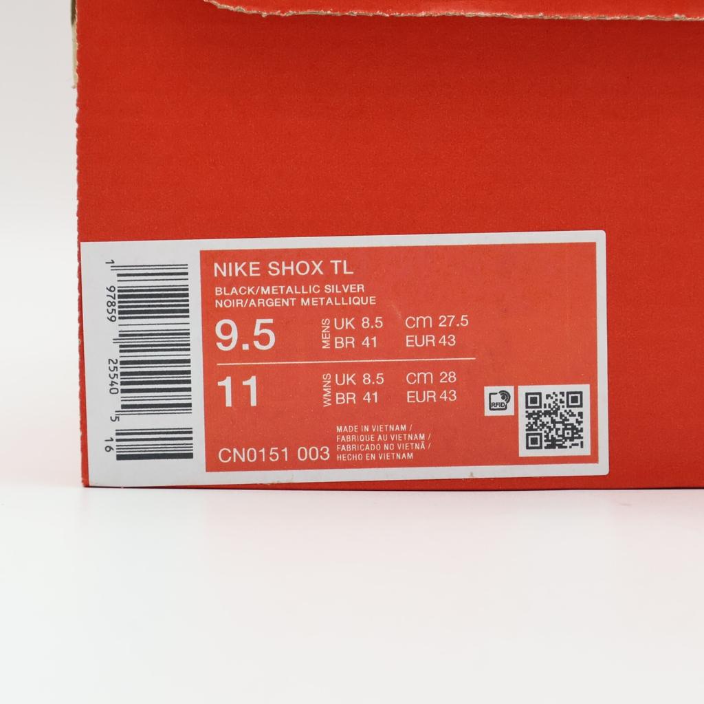 CN0151-003 Nike Shox TL Black University Red Metallic Silver (Men's)