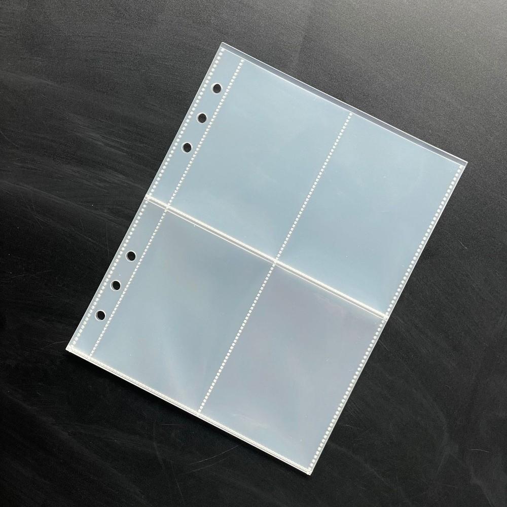 PVC Photo Storage Book A5 Card Organizer Holder Practical Loose Leaf Binder  for Idol Cards