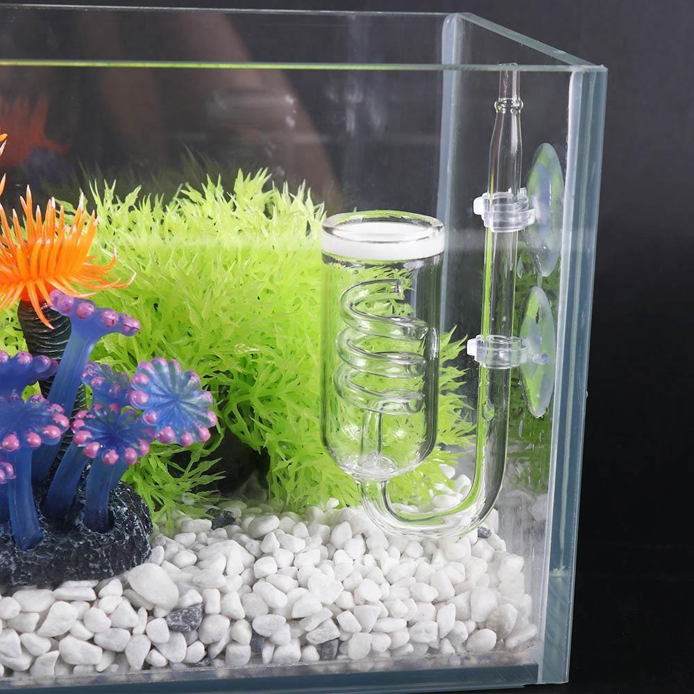 Practical 2025 Aquarium Household With Suction Cup Clip Dioxide Reactor Fish Tank Accessories CO2 Diffuser Aerator Pump