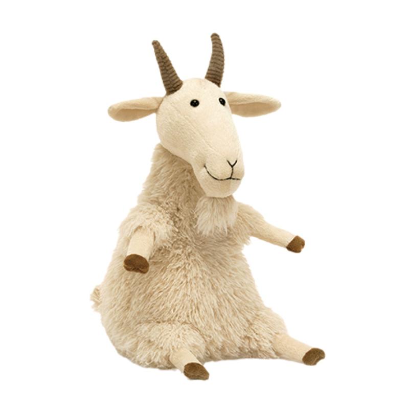 

JELLYCAT Серия «Фермерские животные» Джинни Коза Милая кукла Плюшевая кукла 26 см высота