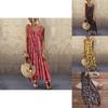 Elegant Womens Summer Sleeveless Holiday Long Boho Kaftan Tank Dress For Beach