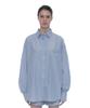 PARTIMENTO WOMEN Pwc Twist Oversized Shirt Stripe_5 Colors