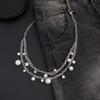 Salircon Punk Metall Imitation Perle Hosenkette Herren 2026 Trendige Silberfarbe Handgefertigte Perlen Jeans Taillenkette Schmuck Zubehör
