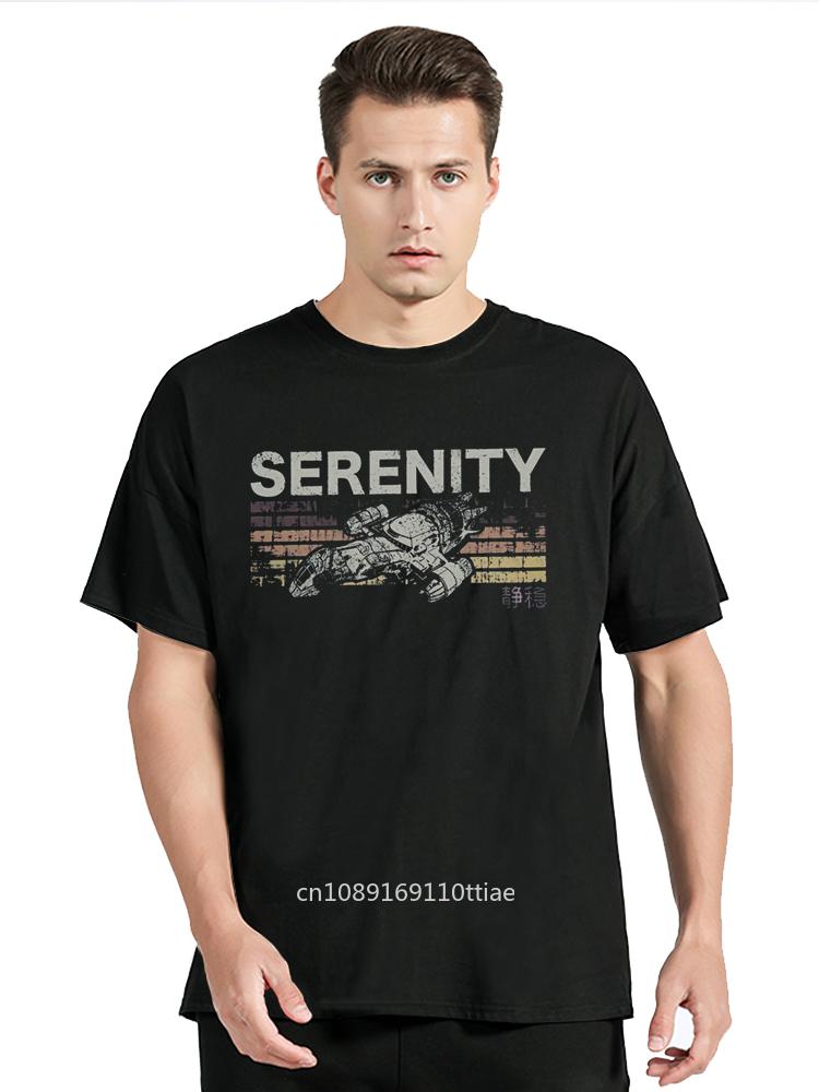 Firefly Serenity Malcolm TV Man unisex T-Shirt Retro Vintage Design Fashion Polyester T Shirt Harajuku Streetwear Clothing Oversized