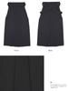 Soubien hakama set shaku sleeve Graduation ceremony ladies black x black M 2 shaku 4 sun [SOUBIEN] 4-piece (2 kimono/plain hakama/undergarment/lower