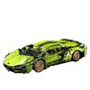 Little Green Bull 1:14 Smart Building Block Compatible with Lego Double Speed Racing Series Panamera Formula