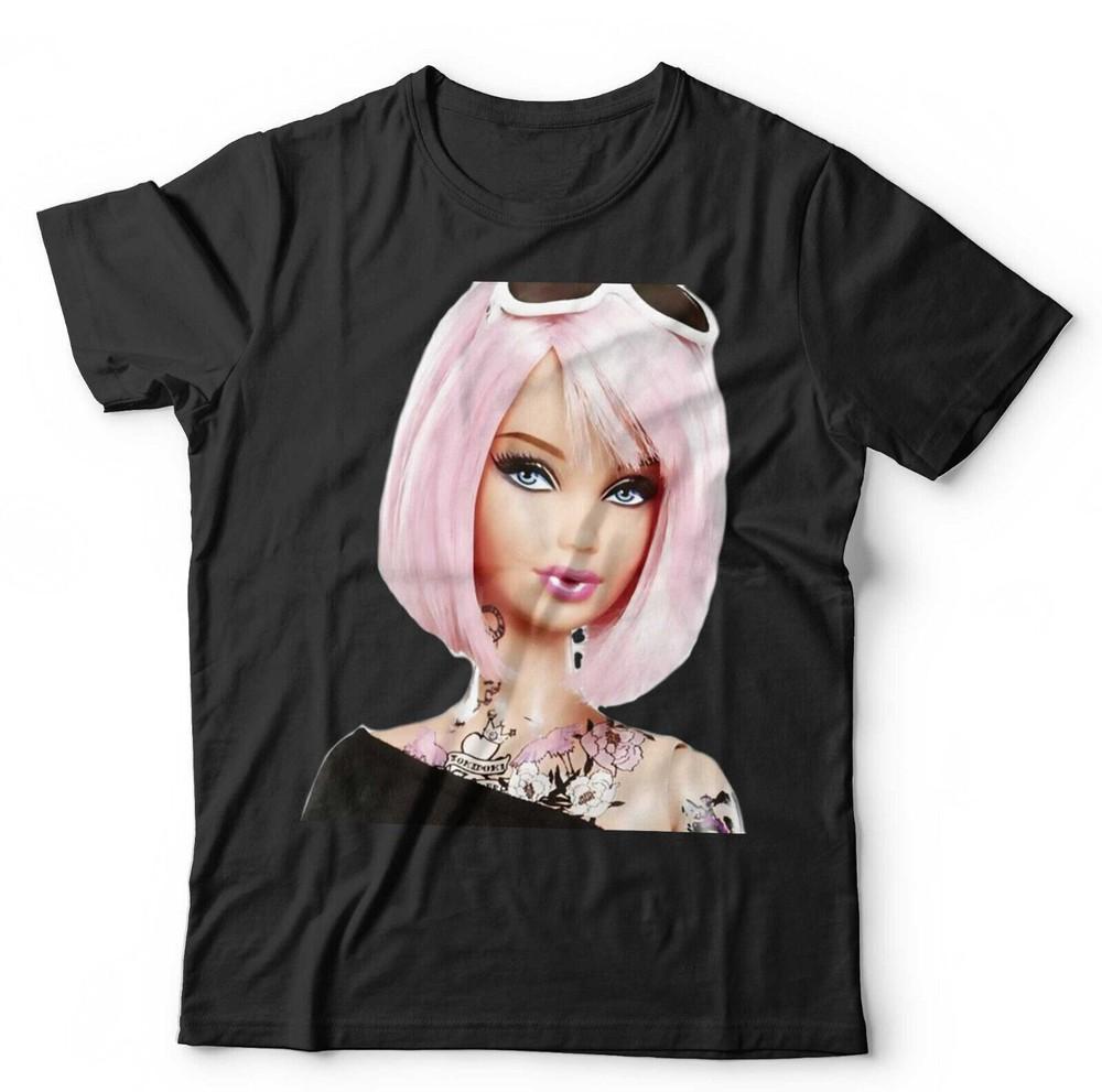 Barbie Tshirt Punk/Sunglasses Unisex and Kids Rock Alternative Emo Goth Funny