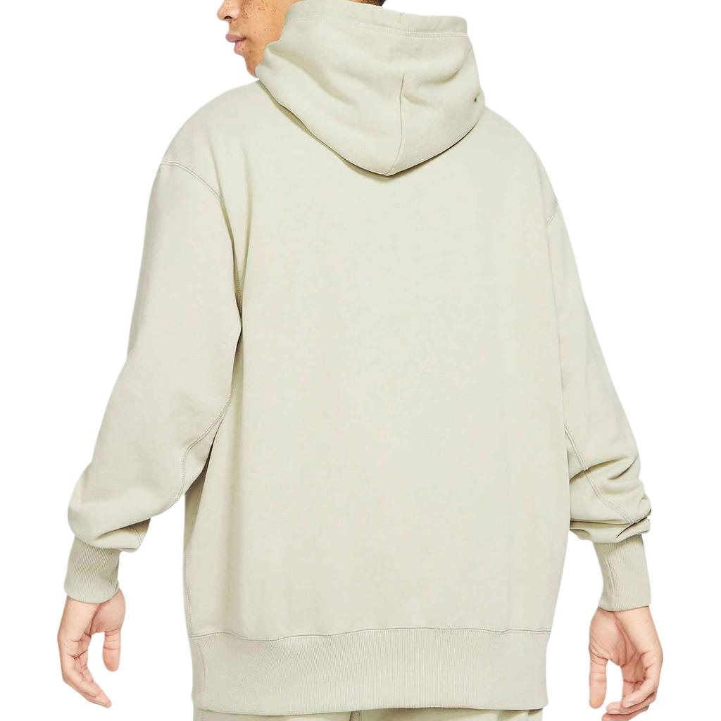 Nike Embroidered Logo French Terry Hoodie Men Top Stone DA0024-230