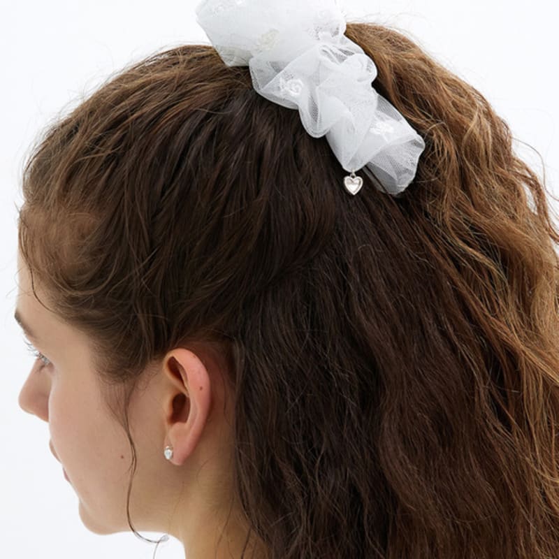 

FLOWOOM Сетка Роза Висячая Резинка-Скранч White