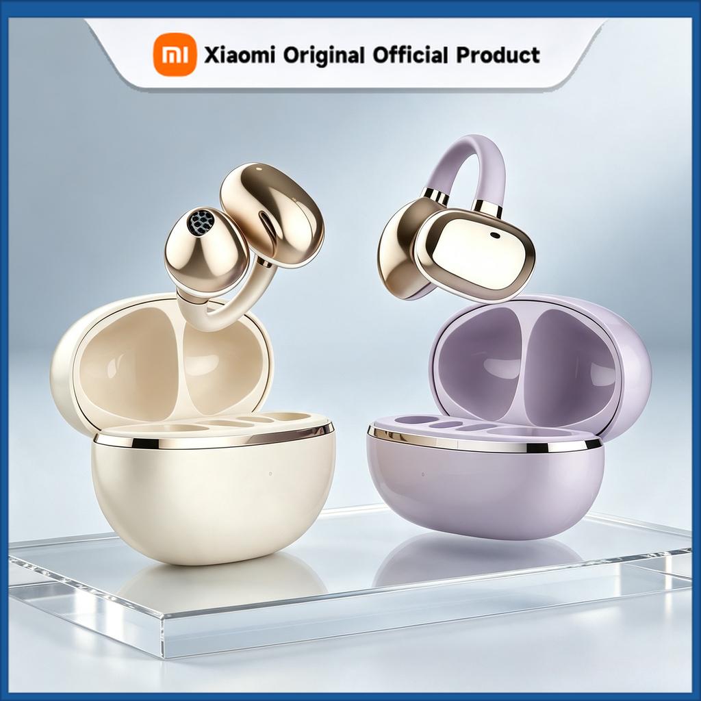 Xiaomi Bluetooth 5.3 Wireless Bone Conduction Headphones Clip Ear Music Noise Canceling Headset HD Call Sports Gaming Earphone