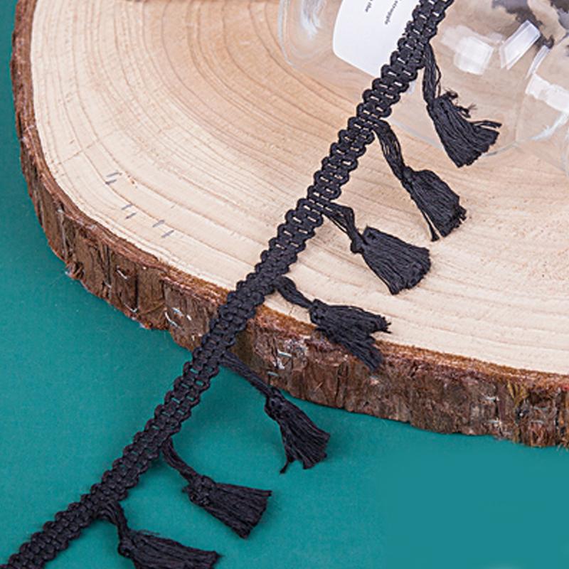 

10-метрова бавовняна нитка, бахрома, мереживо, обробка, китиця, шиття своїми руками, подушка, диван, завіса, скатертина, декор для одягу, матеріал ручної роботи своїми руками