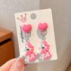 Children'S Ear-Free Ear Clips, Cute Girls' Pain-Free Earrings, Earrings, Cartoon Cartoon Girl Earrings, Jewelry.