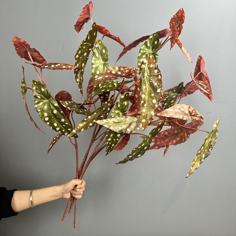 Long Branch Artificial Green Plants Realistic Fake Tree Leaves  Home Office Decor