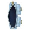 COACH Ashton 25 gold hardware crinkled leather crossbody shoulder bag medium women's blue