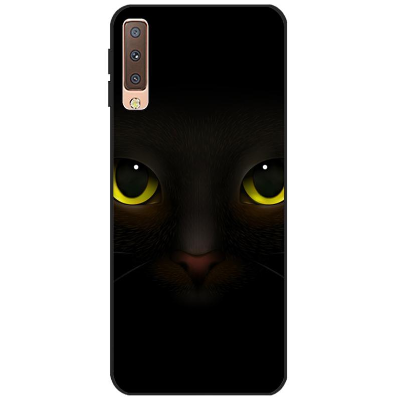 Cases For Samsung Galaxy A7 2018 Cover Silicon Color Phone Case Cover For Samsung A7 2018 A750 A750F 6.0 Inch Protective Shell