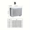 1pc Large Size Air Conditioner Outdoor Unit Cover, UV Protection, Waterproof, Dustproof, All-Season Oxford Fabric
