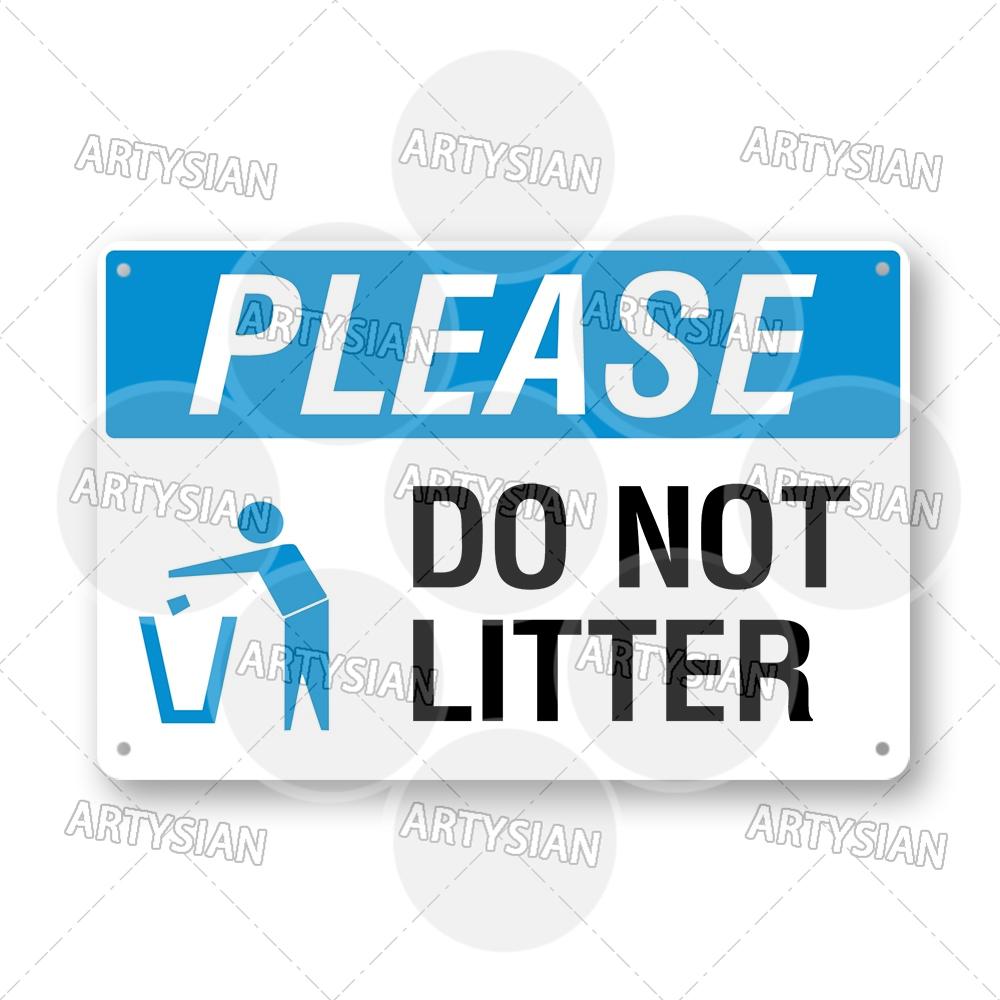 

Waste Disposal Metal Sign No Illegal Dumping No Littering Rubbish Plaque Rubbish Trash Garbage Waste Keep Clean Warning Plaque 20x30cm