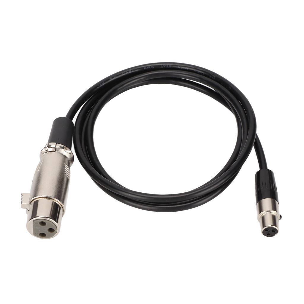 XLR Cable XLR Female to Mini XLR Female 3.3ft Microphone Cable for AKG K240 K240S K240MK II K141 Headphones