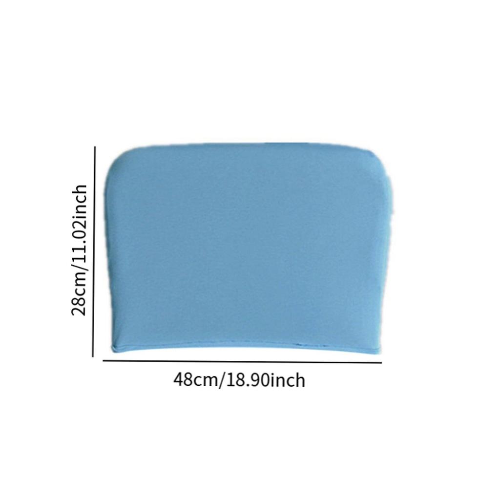 Chair Back Cover for Computer Chairs, Office Backrest Cover, Elastic, Decorative, Soft,