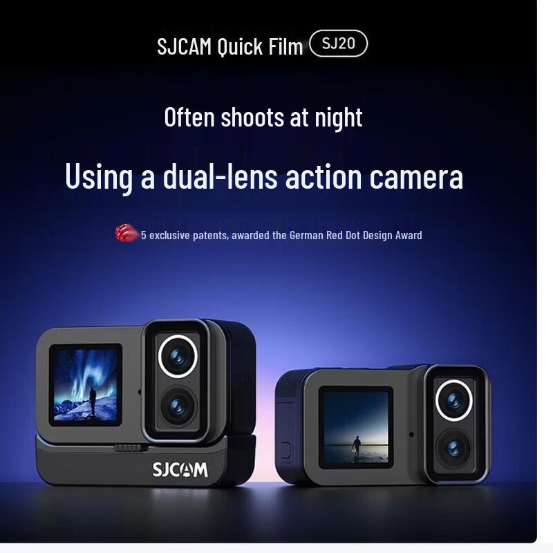 SJCAM SJ20 Dual-Lens 4K Action Camera (CN version)