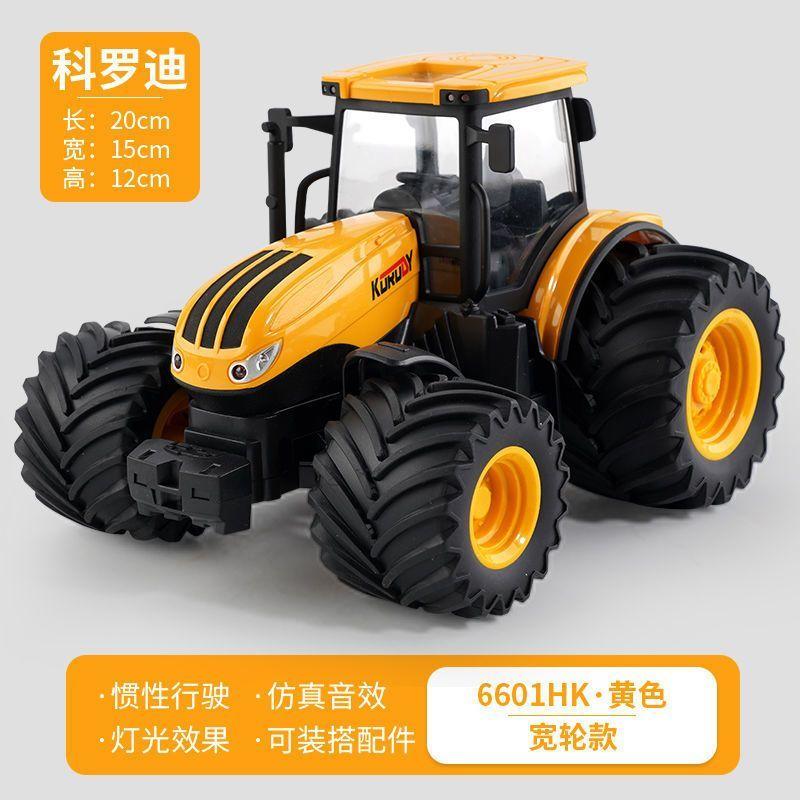 Farm Tractor Inertia Toy Car Model Transport Trailer Engineering Vehicle
