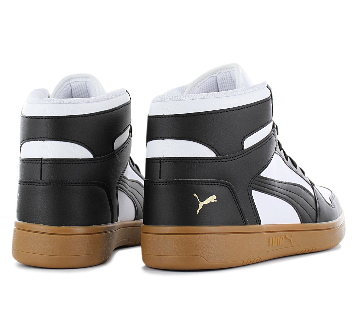 Puma Rebound Layup SL Men's Sneakers Mid-Top Shoes White-Black