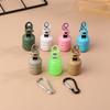 6Pcs New Squid Jig Bait Protector Kit Webfoot Octopus Egi Hook Cover Cuttlefish Umbrella Lure Cap With Carabiner Sea Accessories