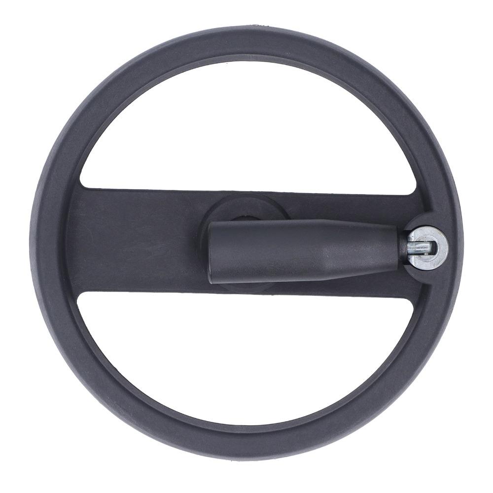 18mm Hole Diameter Plastic Handwheel 200x18mm Revolving Handle Durable Hand Wheel Milling Machine
