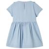 Children's Dress with Soft Blue Ruffles 92/104/116/128/140