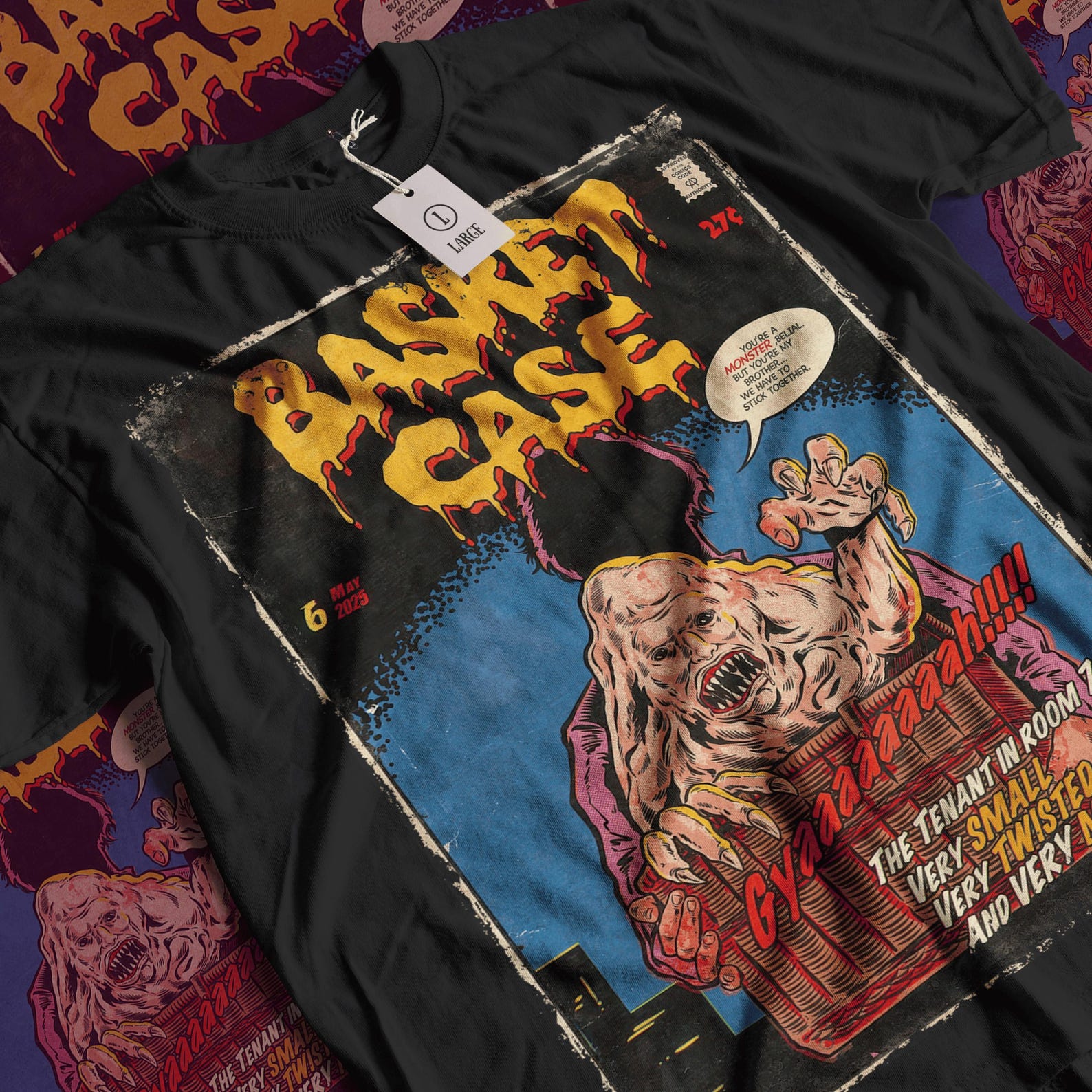 Basket Case Movie T-Shirt: Vintage Horror Graphic Tee L