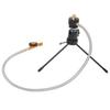 Gas Heater Tripod Heat Proof Stainless Steel Hose Portable Camping Heater Tripod Stand for Outdoor Fishing