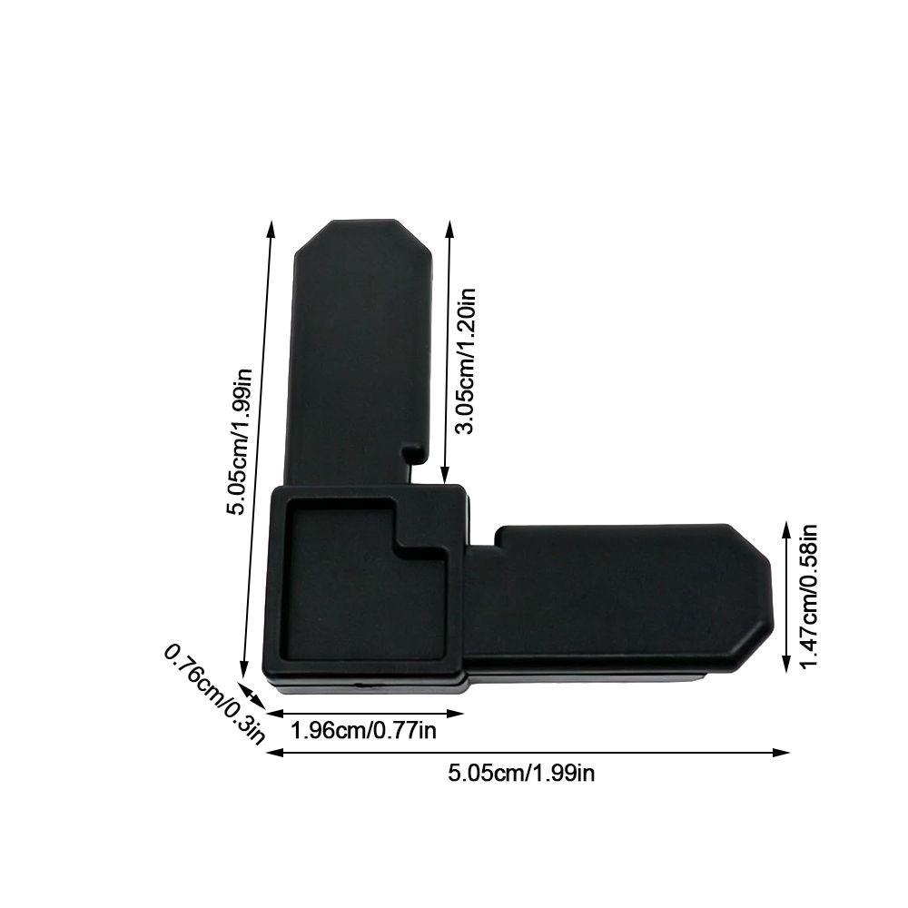 20pcs Reinforced Screen Frame Corner Connector ABS Screen Corner Replacement Door Screen