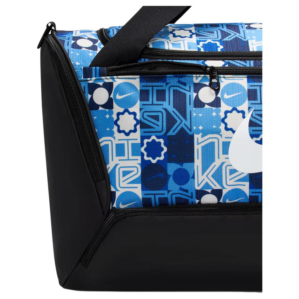 Nike Brasilia Fabric Gym Bag Medium Unisex University Blue & Black