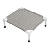Elevated Dog Bed Sturdy Cooling Raised Dog Bed Detachable Washable Portable Pet Cot for All Seasons Square Pattern