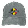Wout Van Aert Baseball Caps  Accessories Retro Distressed Denim Sun Cap Fashion Men's Baseball Cap