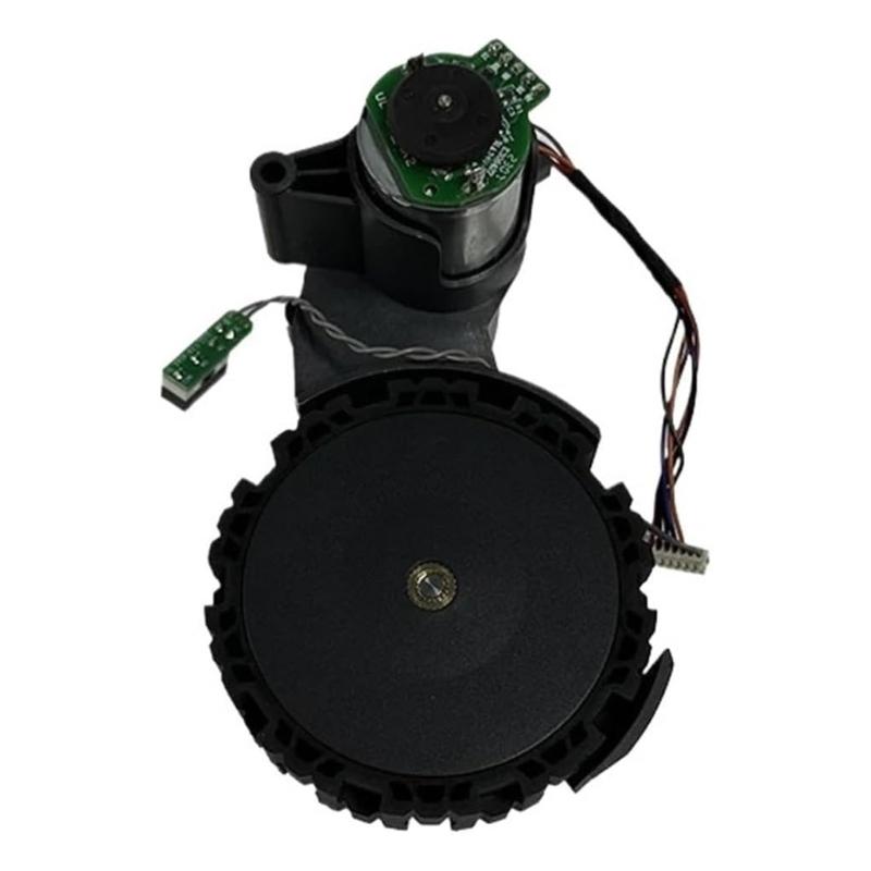 Robot Vacuum Wheel Assembly Pair, Black ABS Left and Right Drive Modules Designed to Replace Both Worn Drive-Wheel Assemblies Together