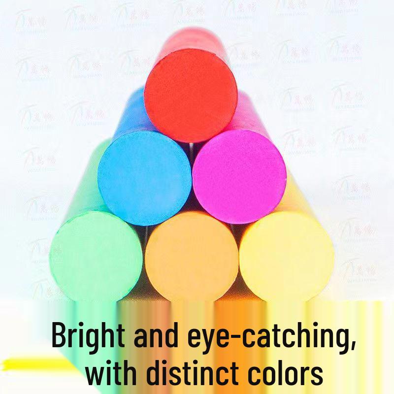Colored Dustless Chalk Set for Kids - Includes Chalk Holder for Home & Classroom Use