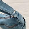 Denim Large Capacity Women's Crossbody Bag Commuter Multi-compartment Five-pointed Star Shoulder Bag