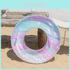 New Glittery Letter Kids Swim Ring Baby Swimming Men And Women Infant With Handle Anti-flip