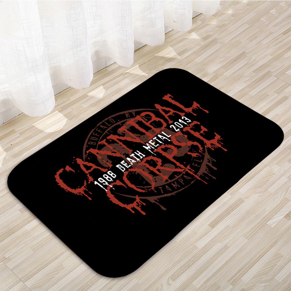 

Death Metal Band Cannibal Corpse Floor Mats Home Carpet Door Mats Modern Decor Carpet Bathroom Anti-Slip Floor Mats 660 40cmx60cm