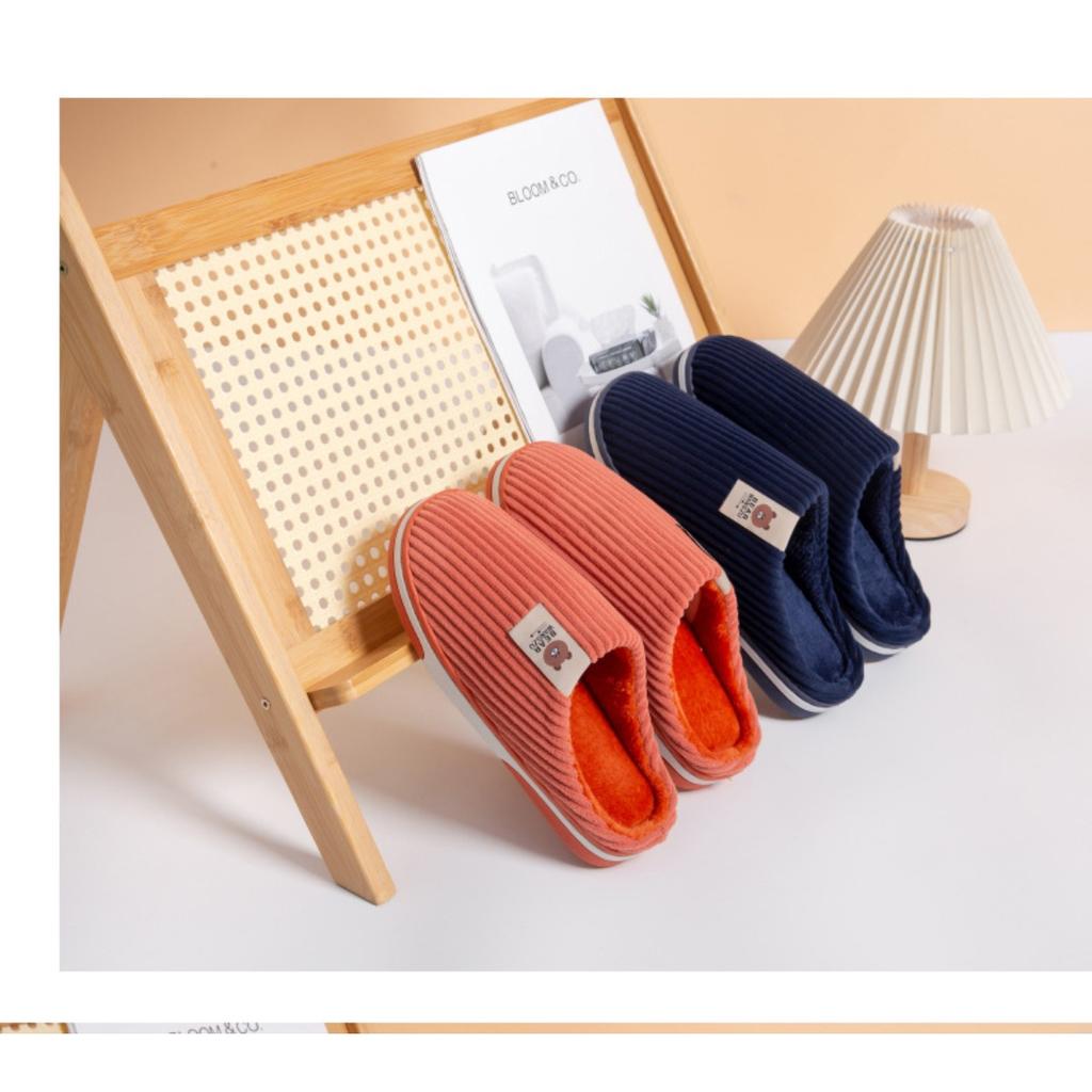 Pantoufles en coton, pour femmes, pantoufles à semelles épaisses, chaussures antidérapantes, pantoufles d'intérieur, pantoufles thermiques, en peluche, pantoufles de couple, pantoufles en laine