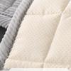 2025 Modern Minimalist Non-Slip Seat Cushion New Corduroy Grid Quilted Sofa Mat Winter Warm Thickening Plush Cushion Universal