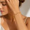 Dainty Gold Color Round Ball Bracelet for Women Stainless Steel Non-fading Beads Chain Bracelets Fashion Jewelry Accessories