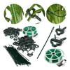 Relaxdays Plant Attachment Set Set of 110 Pieces. Stable Clips, Wires Provided the Cutter, Stake Roses, Tomatoes, Green