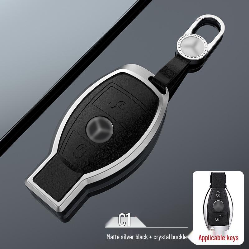 Mercedes Key Fob Protective Case: Fits E300L, C260L, A200L, GLC300L, GLE, and C200L Models