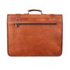 Customized Real Leather Laptop Briefcase, Leather Shoulder Messenger Bag, Brown Genuine Leather Bag, Leather Cross Body Bag