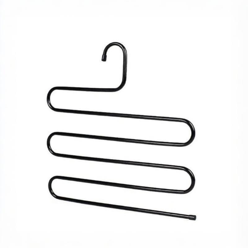 5 Layers Nonslip Clothes Hangers Rack Multifunctional Pant Storage Organizer With Multi Hanging Options